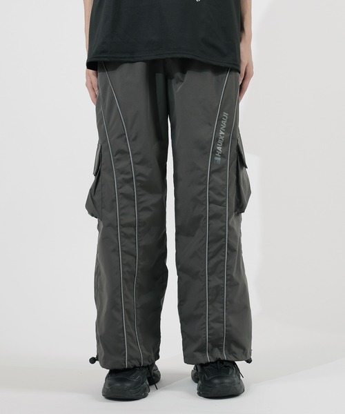 Theater code(シアターコード)の「▲piping cargo pant / パイピング カーゴパンツ(カーゴパンツ・メンズ・ダークグレー・2/3)」の2枚目の写真