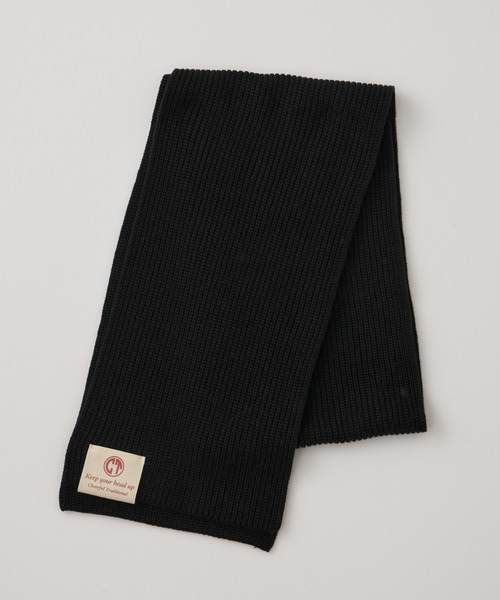 CIAOPANIC TYPY（チャオパニックティピー）の「リブニットカラーマフラー（マフラー・メンズ・グレー系その他/ブラック/チャコールグレー/レッド/カーキ・ONE SIZE）」の6枚目の写真