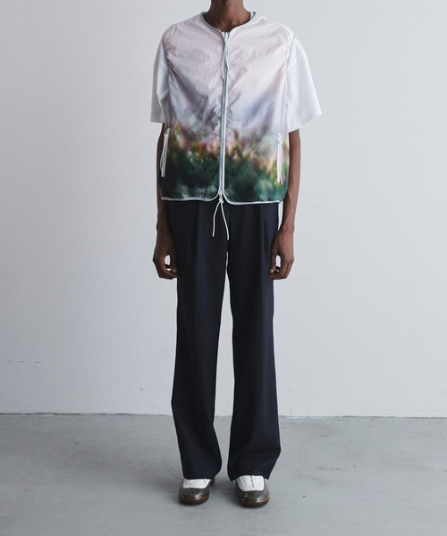 yoshiokubo(ヨシオクボ)の「yoshiokubo ヨシオクボ / RV FUZZY FLOWER VEST リバーシブルフラワー総柄プリントベスト / YKS24503(ベスト・メンズ・ホワイト・3)」の4枚目の写真