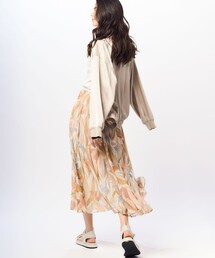 23区（ニジュウサンク）の「【洗える】ドレープサテン MA-1 ブルゾン