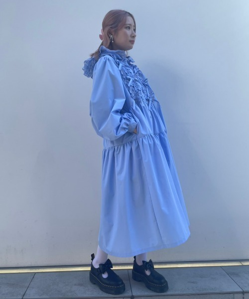 Candy Stripper(キャンディストリッパー)の「ALWAYS WITH YOU HOODIE ワンピース(ワンピース・レディース・ライトブルー/オフホワイト/ブラック・2)」の21枚目の写真