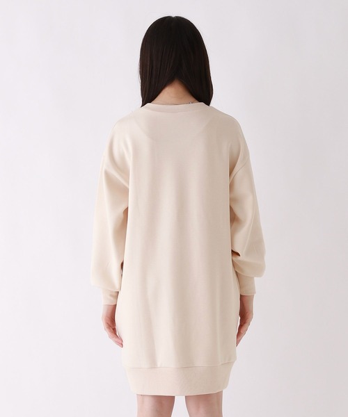 repipi armario(レピピ アルマリオ)の「ダンボールシシュウワンピース(ワンピース・キッズ・グレー/ピンク/アイボリー・SMALL/LARGE/MEDIUM)」の9枚目の写真