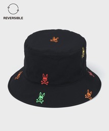 スカルバニー　バケットハット 楽天市場】Psycho Bunny [WEB限定]シルエットロゴ バケット