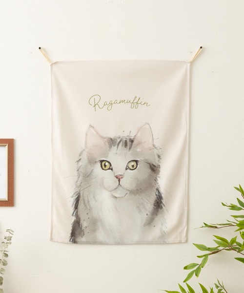 限定品★新品★輸入ポスター★デイヴィッドシュリグリー★お洒落インテリア★猫★32 セール】猫デザイン キャットアートファブリックポスター