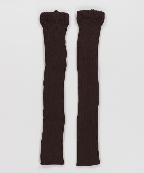 SPINNS(スピンズ)の「漫画みたいなもこもこルーズ☆彡70cm ニットレッグカバー(レッグウォーマー・レディース・ブラック/ブラウン/アイボリー/グレー/カーキ・ONESIZE)」の4枚目の写真