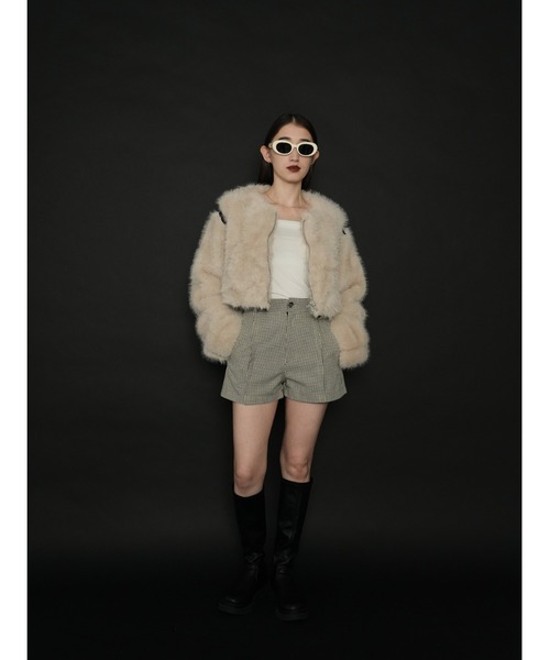 Cla STEllaR（クラステラ）の「ファー リボン コート 4way（ムートン