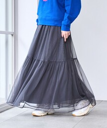 coen | 2WAYチュールティアードスカート(スカート)