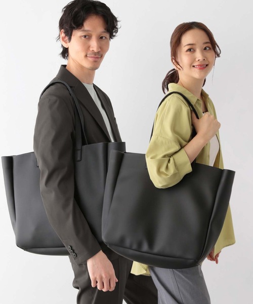 GLOBAL WORK(グローバルワーク)の「撥水ジャストポケット2ROOMトート/996578(トートバッグ・メンズ・ブラウン/その他/ブラック/ネイビー・FREE)」の2枚目の写真