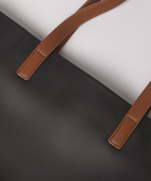 GLOBAL WORK(グローバルワーク)の「撥水ジャストポケット2ROOMトート/996578(トートバッグ・メンズ・ブラウン/その他/ブラック/ネイビー・FREE)」の19枚目の写真