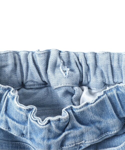 BREEZE（ブリーズ）の「フリンジスキニーパンツ_ストレッチ（その他パンツ・キッズ・ブラック/サックスブルー・90/100/110/120/80/130/140）」の7枚目の写真