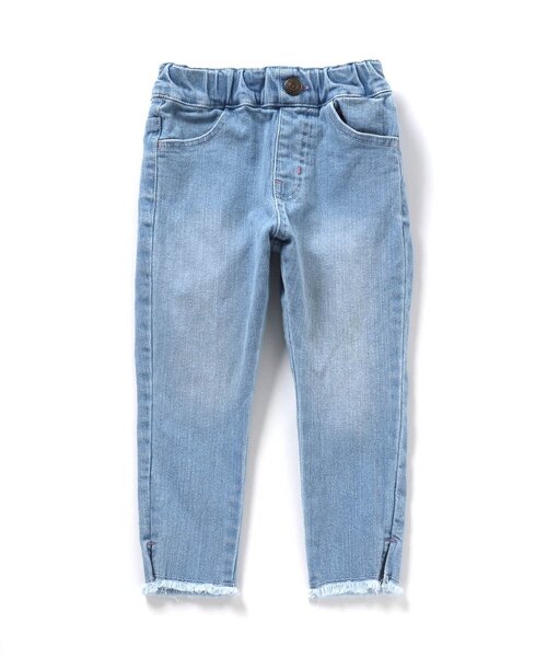 BREEZE（ブリーズ）の「フリンジスキニーパンツ_ストレッチ（その他パンツ・キッズ・ブラック/サックスブルー・90/100/110/120/80/130/140）」の10枚目の写真