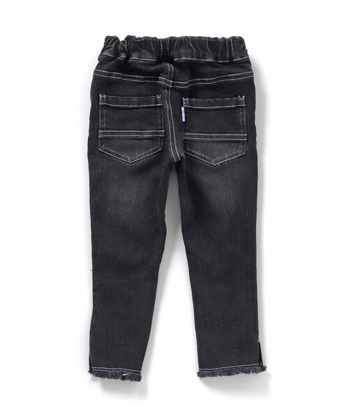 BREEZE（ブリーズ）の「フリンジスキニーパンツ_ストレッチ（その他パンツ・キッズ・ブラック/サックスブルー・90/100/110/120/80/130/140）」の11枚目の写真