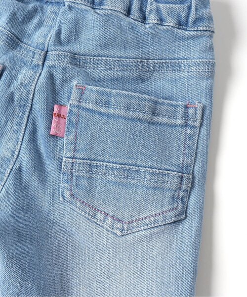 BREEZE（ブリーズ）の「フリンジスキニーパンツ_ストレッチ（その他パンツ・キッズ・ブラック/サックスブルー・90/100/110/120/80/130/140）」の15枚目の写真