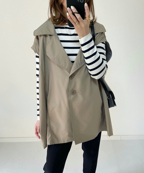 バックバルーンギャザードロストジレ Emma Taylor│STYLEDOOR