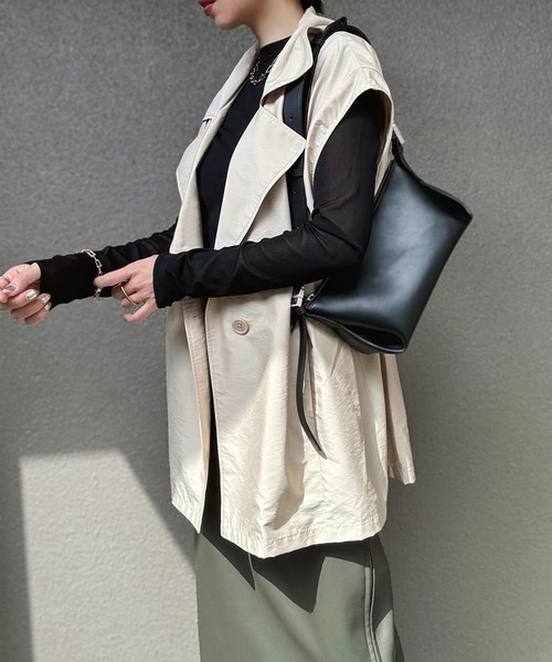ベスト ジレ バックバルーンギャザードロストジレ レディース バックバルーンギャザードロストジレ Emma Taylor│STYLEDOOR