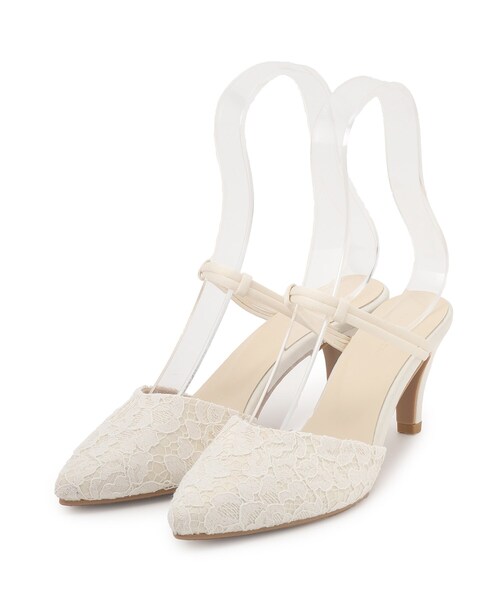 CASADEI 24SS サンダル・ミュール ベージュ系 アールアンドイー R&E 【24SS新作】シフォンギャザーミュール