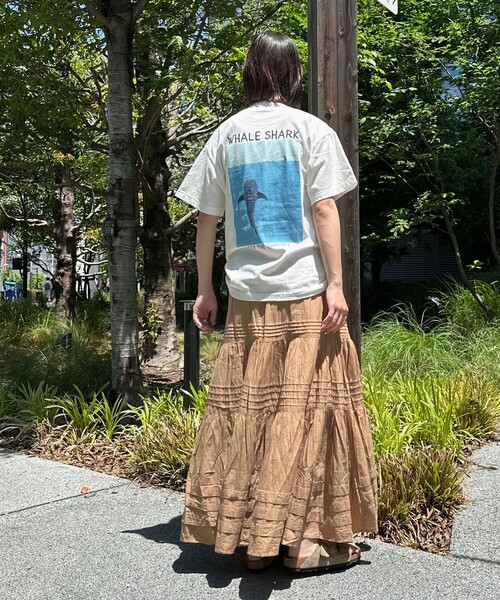 FREAK'S STORE（フリークスストア）の「インド ピンタックスカート（スカート・レディース・ブラック/キャメル/ホワイト・ﾌﾘ-）」の14枚目の写真