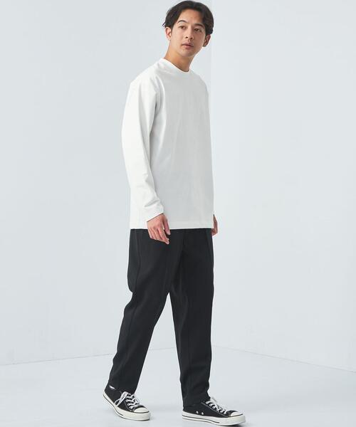 green label relaxing（グリーンレーベルリラクシング）の「スビン クルーネック Tシャツ（Tシャツ/カットソー・メンズ・ブラック/ライトピンク/ターコイズブルー/ホワイト・S/M/XL/L）」の13枚目の写真