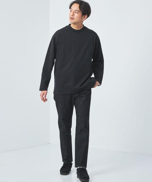 green label relaxing（グリーンレーベルリラクシング）の「スビン クルーネック Tシャツ（Tシャツ/カットソー・メンズ・ブラック/ライトピンク/ターコイズブルー/ホワイト・S/M/XL/L）」の15枚目の写真