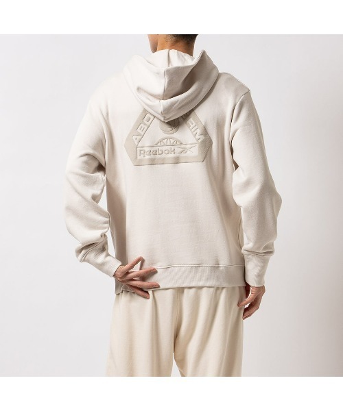 Reebok(リーボック)の「クラシック ATR フーディー / ATR HOOPWEAR HOODIE(パーカー・メンズ・ライトベージュ/ブラック/グレー・LARGE/MEDIUM/SMALL/XX-LARGE/X-LARGE)」の8枚目の写真