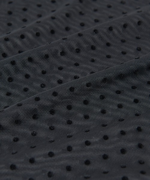 un dix cors（アンディコール）の「チュールフロッキードットプルオーバー（Tシャツ/カットソー・レディース・ブラック/アイボリー・FREE）」の22枚目の写真