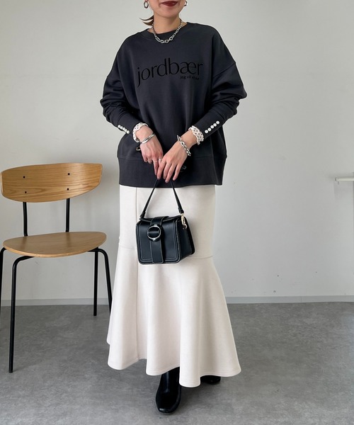 un dix cors（アンディコール）の「チュールフロッキードットプルオーバー（Tシャツ/カットソー・レディース・ブラック/アイボリー・FREE）」の9枚目の写真