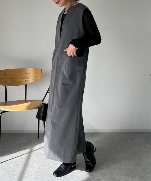 un dix cors（アンディコール）の「チュールフロッキードットプルオーバー（Tシャツ/カットソー・レディース・ブラック/アイボリー・FREE）」の19枚目の写真