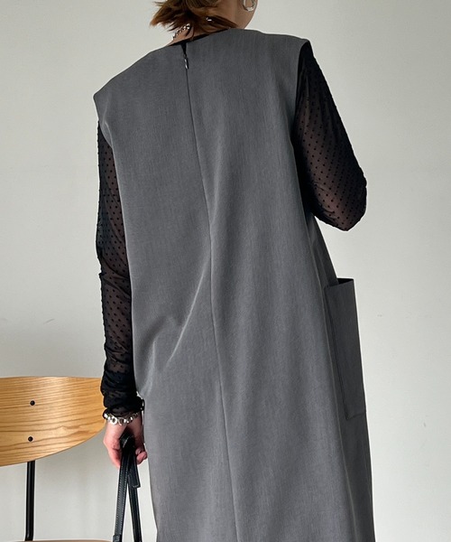 un dix cors（アンディコール）の「チュールフロッキードットプルオーバー（Tシャツ/カットソー・レディース・ブラック/アイボリー・FREE）」の15枚目の写真