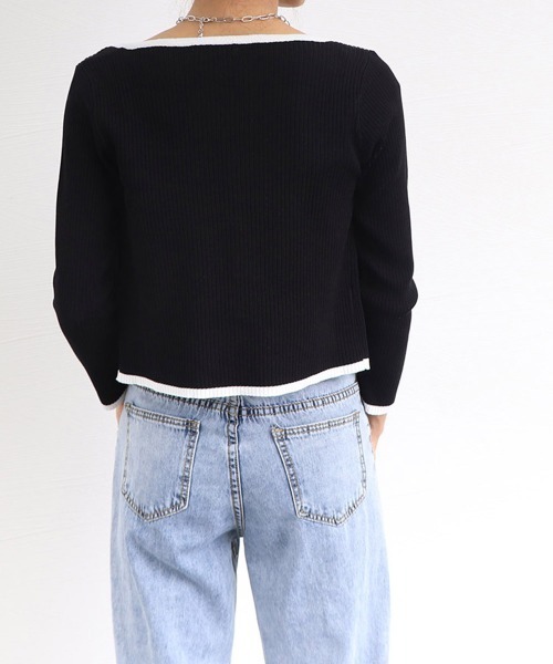 Miniministore(ミニミニストア)の「ニットカーディガン キャミ 2点セット(アンサンブル・レディース・ベージュ/グレー/グリーン/ピンク/ホワイト/ブラック・FREE)」の17枚目の写真