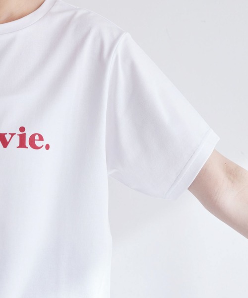 ROPE' PICNIC（ロペピクニック）の「RENU/ロゴTシャツ（Tシャツ/カットソー・レディース・ベージュ/ブラック/ホワイト系その他/ホワイト/ホワイト系その他4/ホワイト系その他3・40/38）」の9枚目の写真