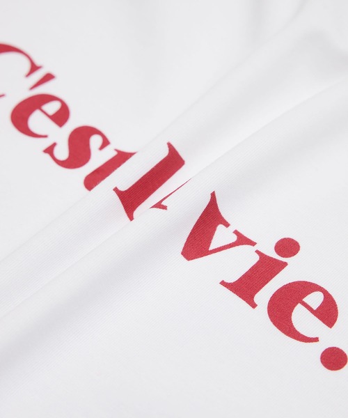 ROPE' PICNIC（ロペピクニック）の「RENU/ロゴTシャツ（Tシャツ/カットソー・レディース・ベージュ/ブラック/ホワイト系その他/ホワイト/ホワイト系その他4/ホワイト系その他3・40/38）」の14枚目の写真