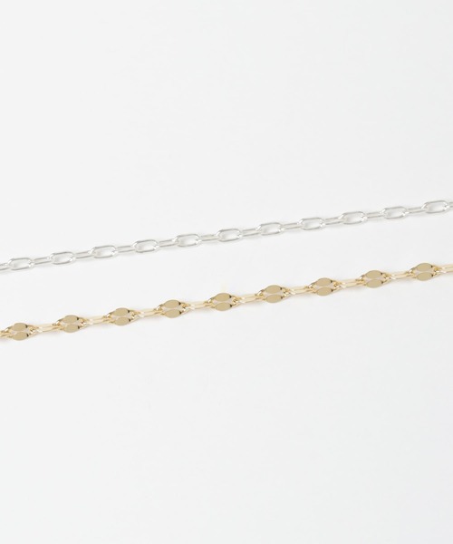 LAPUIS（ラピュイ）の「Lapuis　SV925 HEART DUAL ネックレス（ネックレス・レディース・ゴールド/その他1・-）」の6枚目の写真