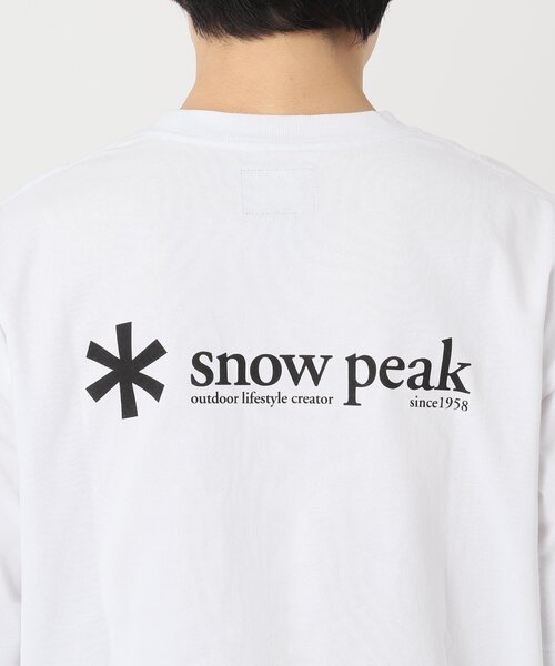 新品）SNOWPEAK × JOURNAL STANDARD 別注 ロンＴ Ｌ 別注スノーピーク｜