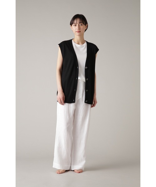 マーガレットハウエル TWISTED LINEN コットンリネンニットベスト M SpTIj9lpuCf6xRoeLKTffalOlmqxzR