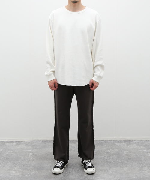 F/CE. （エフシーイー）の「【F/CE. / エフシーイー】RE SWEAT PANTS（スウェットパンツ・メンズ・チャコールグレー/アイボリー・SMALL/MEDIUM）」の21枚目の写真