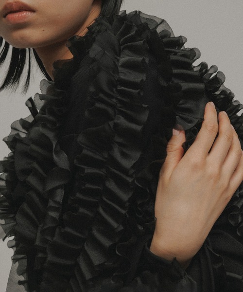 ［JACKET］RUFFLE BORRERO SHIRTS JACKET