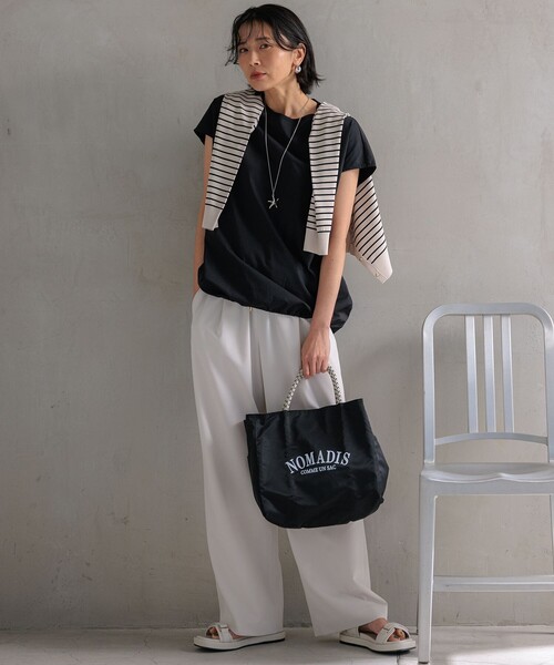 23区(ニジュウサンク)の「【VERY5月号掲載/洗える】レーヨンポリエステルストレッチ カーディガン(ニット/セーター・レディース・ベージュ系1/ホワイト系1/ブラック系5/カーキ系5・38/40)」の8枚目の写真