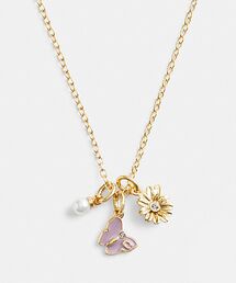 は*る様 COACH 花モチーフ ネックレス ピアスセット は*る様 COACH 花モチーフ ネックレス ピアスセット ☆ 〈花柄専用BOX