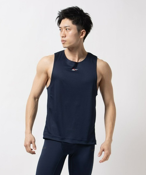 Ballaholic blhlc Tank Top (charcoal gray/blue/orange) ボーラ
