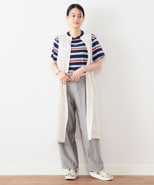 BEAMS BOY（ビームスボーイ）の「BEAMS BOY / ヴィンテージ レース ピンタック ノースリーブ（ワンピース・レディース・ブラック/オフホワイト/クリーム・ONE SIZE）」の18枚目の写真