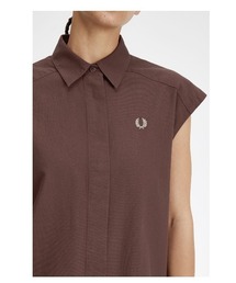 FRED PERRY（フレッドペリー）の「Sleeveless Shirt Dress