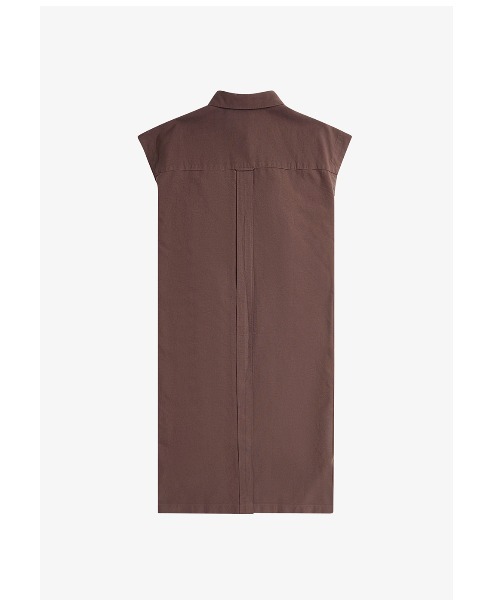 ワンピース FRED PERRY Sleeveless Shirt Dress FRED PERRY（フレッドペリー）の「Sleeveless Shirt Dress