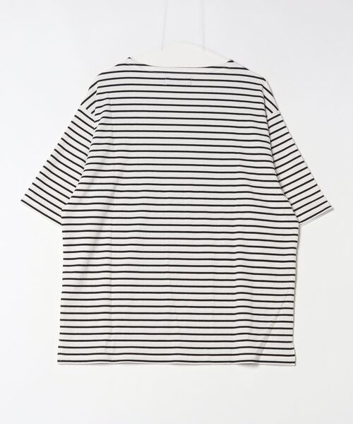 many men many mind(メニーメンメニーマインド)の「many men many mind /テレコボーダーマリンptバスクTee(Tシャツ/カットソー・メンズ・ネイビー系/ブラック系その他・MEDIUM/X-LARGE/LARGE)」の5枚目の写真