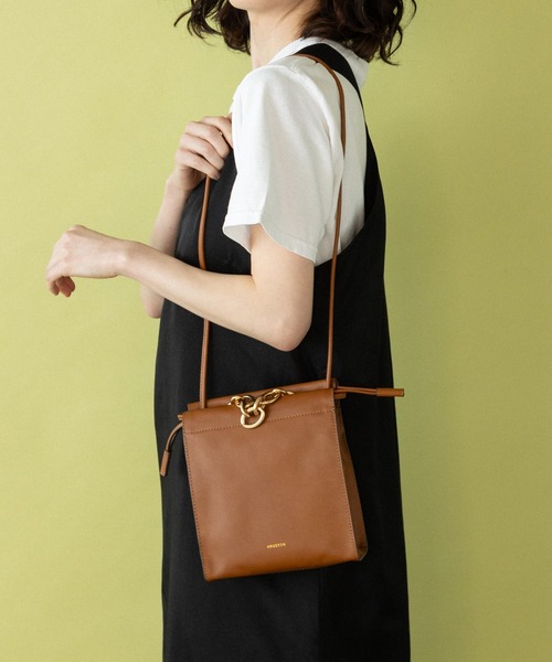ORSETTO(オルセット)の「ORSETTO/オルセット チェーンハンドル2WAYショルダーバッグ(ショルダーバッグ・レディース・ブラウン/ブラック・FREE)」の18枚目の写真