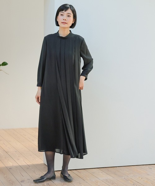 喪服 喪服・礼服】日本製生地使用 洗える防しわジャンスカドッキング