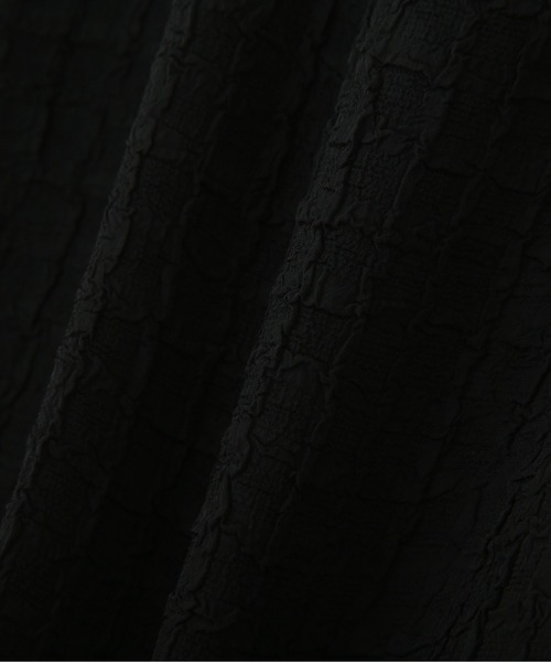 FREE'S MART（フリーズマート）の「【3サイズ展開XS-M】ぽこぽこチェックマーメイドキャミワンピース【低身長サイズ有】（ワンピース・レディース・ブラック/ブラック系その他/グリーン系その他/ホワイト・X-SMALL/SMALL/MEDIUM）」の8枚目の写真