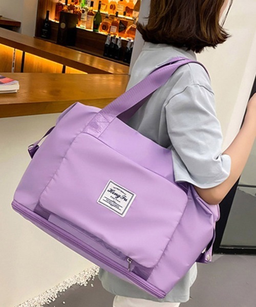 Miniministore(ミニミニストア)の「キャリーオンバッグ レディース(トートバッグ・レディース・ブラック/コーラルピンク/ラベンダー/パープル/ミント/ライトグレー/ブルーグレー/ピンク/グレー・FREE)」の7枚目の写真