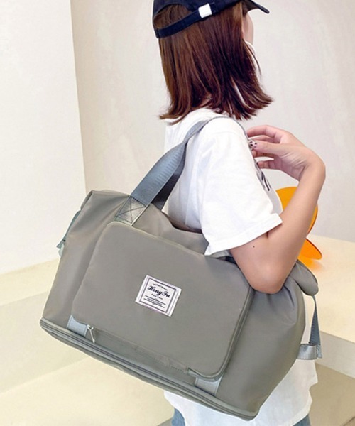 Miniministore(ミニミニストア)の「キャリーオンバッグ レディース(トートバッグ・レディース・ブラック/コーラルピンク/ラベンダー/パープル/ミント/ライトグレー/ブルーグレー/ピンク/グレー・FREE)」の4枚目の写真