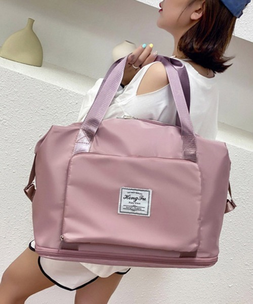 Miniministore(ミニミニストア)の「キャリーオンバッグ レディース(トートバッグ・レディース・ブラック/コーラルピンク/ラベンダー/パープル/ミント/ライトグレー/ブルーグレー/ピンク/グレー・FREE)」の8枚目の写真