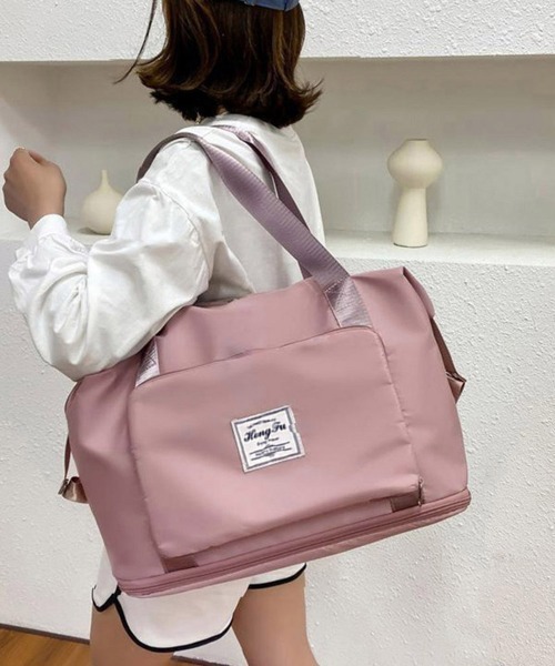 Miniministore(ミニミニストア)の「キャリーオンバッグ レディース(トートバッグ・レディース・ブラック/コーラルピンク/ラベンダー/パープル/ミント/ライトグレー/ブルーグレー/ピンク/グレー・FREE)」の11枚目の写真